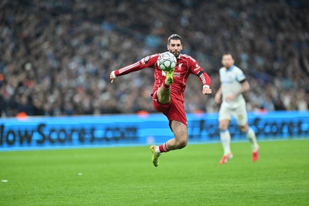 Marseille v Liverpool - UEFA Champions League MARSEILLE, FRANCE - JANUARY 21: Dominik Szoboszlai of Liverpool in action during UEFA Champions League week 7 football match between Olympique Marseille and Liverpool at Stade Velodrome in Marseille, France, on January 21, 2026. Mustafa Yalcin Anadolu Marseille France. Editorial use only. Please get in touch for any other usage.  Copyright: x2026xAnadoluxMustafaxYalcinx