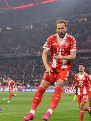 MUNICH - Harry Kane of FC Bayern Munich celebrates 1-0 during the Champions League match between FC Bayern Munich and Royale Union Saint-Gilloise on January 21, 2026, at the Allianz Arena in Munich, Germany. BART STOUTJESDIJK ANP UEFA Champions League 2025 26 League Phase MD7 2025-2026 xVIxANPxSportx xBartxStoutjesdijkxIVx 548189570 originalFilename: 548189570.jpg