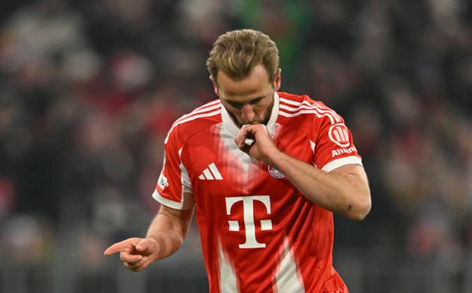 TOR zum 2:0 Harry Kane FC Bayern Muenchen FCB (09) Torjubel kuesst Ring FC Bayern Muenchen FCB vs R. Union Saint-Gilloise Spieltag 7 21.01.2026 DFL REGULATIONS PROHIBIT ANY USE OF PHOTOGRAPHS AS IMAGE SEQUENCES AND OR QUASI-VIDEO FC Bayern Muenchen FCB vs R. Union Saint-Gilloise