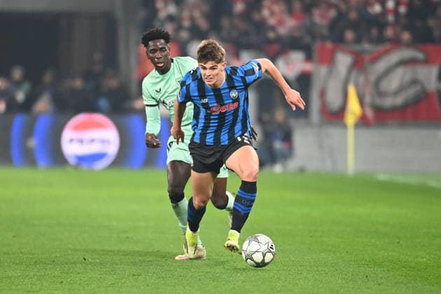 CALCIO - UEFA Champions League - Atalanta BC vs Athletic Club Charles De Ketelaere (Atalanta Bc) in action during Atalanta BC vs Athletic Club, UEFA Champions League football match in Bergamo, Italy, January 21 2026 Bergamo Italy  Copyright: xIPAxSport ABACAx