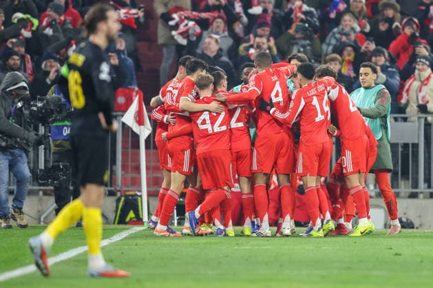 Jubel zum Tor zum 1:0 durch Harry Kane (FC Bayern Muenchen, 09), GER, FC Bayern Muenchen vs. Royale Union Saint-Gilloise, Fussball, UEFA Champions League, Liga-Phase, 7. Spieltag, Saison 2025 2026, 21.01.2026, GER, FC Bayern Muenchen vs. Royale Union Saint-Gilloise, Fussball, UEFA Champions League, Liga-Phase, 7. Spieltag, Saison 2025 2026, 21.01.2026 Muenchen Copyright: xEibner-Pressefoto JennixMaulx EP_JML