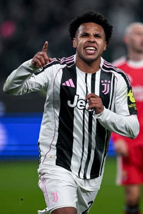 Cm Torino 21 01 2026 - Champions League Juventus-Benfica foto Cristiano Mazzi Image nella foto: esultanza gol Weston McKennie 
