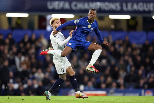 Chelsea v Pafos 21 January 2026, London - UEFA Champions League Football, Group Stage - Chelsea v Pafos - Jorrel Hato of Chelsea - Photo: Charlotte Wilson Offside. London UK Copyright: xCharlottexWilsonx xOffsidexOffside