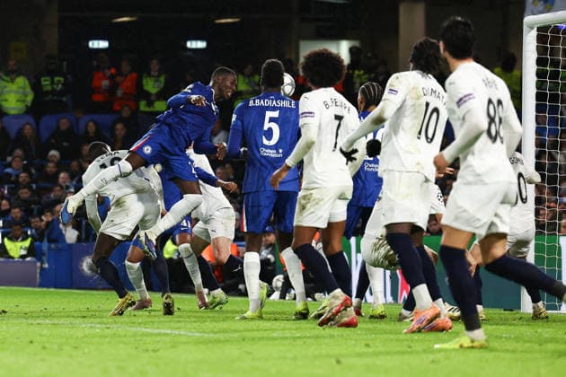 Chelsea v Pafos, Champions League GOAL 1-0 MoisÃ s Caicedo of Chelsea scores a goal and celebrates during the Champions League match between Chelsea and Pafos at Stamford Bridge, London, UK on 21 January 2026. London Stamford Bridge Greater London UK Editorial use only , Copyright: xPaulxPhelanx PSI-23600-0033
