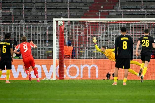 Bayern Munchen v Royale Union Saint-Gilloise - UEFA Champions League MUNICH, GERMANY - JANUARY 21 : Kane Harry forward of Bayern Munchen misses the penalty during the UEFA Champions League 2025 26 League Phase MD7 match between FC Bayern Munchen and Royale Union Saint-Gilloise on January 21, 2026 in Munich, Germany, 21 01 2026 Munich Germany  Copyright: xVincentxKalutx