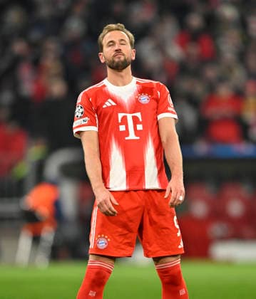 Harry Kane FC Bayern Muenchen FCB (09) verschiesst Elfmeter, Strafstoss Enttaeuschung enttaeuscht nach vergebener Torchance Gestik Geste FC Bayern Muenchen FCB vs R. Union Saint-Gilloise Spieltag 7 21.01.2026 DFL REGULATIONS PROHIBIT ANY USE OF PHOTOGRAPHS AS IMAGE SEQUENCES AND OR QUASI-VIDEO FC Bayern Muenchen FCB vs R. Union Saint-Gilloise