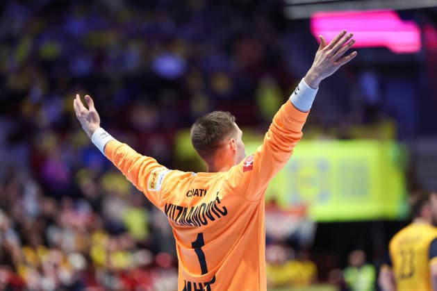 Sweden v Croatia - Men s EHF EURO 2026 MALMO, SWEDEN - JANUARY 21: Dominik Kuzmanovic of Croatia during the Men s EHF Euro 2026 - Preliminary Round - Group E match between Sweden and Croatia at Malmo Arena on January 21, 2026 in Malmo, Sweden.  SanjinxStrukic PIXSELL
