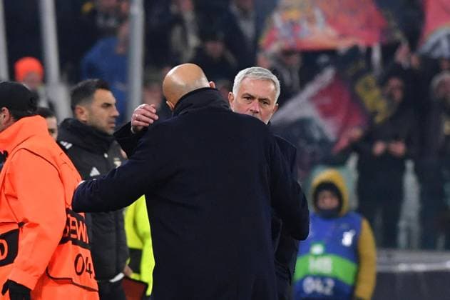 Foto IPP Massimo Rana Torino 21-01-2026 Calcio Champions League 2025 2026 Juventus-Benfica nella foto luciano spalletti allenatore juve e jose mourinho allenatore benfica Italy Photo Press - World Copyright italy ITALY  Copyright: xR4924_italyphotopressx