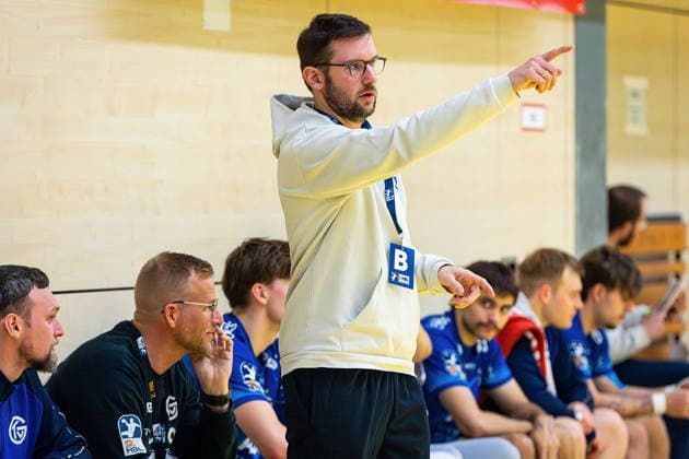 21.01.2026, xovx, Handball Testspiel Handball Bundesliga, HSG Wetzlar - TV Großwallstadt Trainer Andre Lohrbach (TV Großwallstadt) Wetzlar-Dutenhofen Sporthalle Dutenhofen Hessen Deutschland (DE)