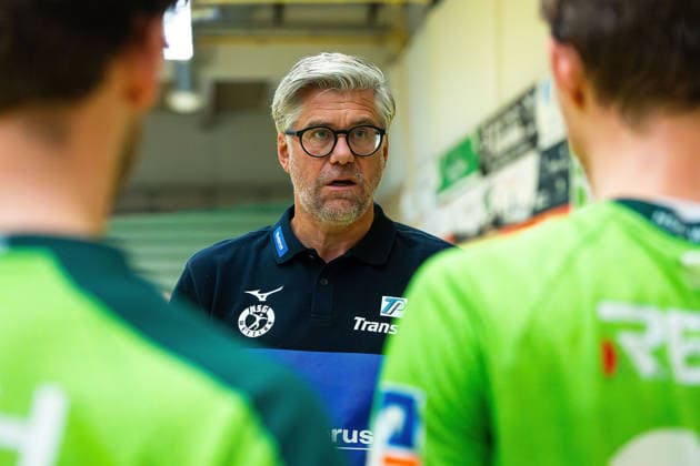 21.01.2026, xovx, Handball Testspiel Handball Bundesliga, HSG Wetzlar - TV Großwallstadt Trainer Runar Sigtryggsson (HSG Wetzlar) Wetzlar-Dutenhofen Sporthalle Dutenhofen Hessen Deutschland (DE)