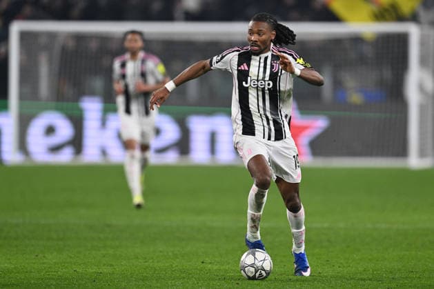 Khephren Thuram of Juventus F.C. is in action during the UEFA Champions League phase day 7 football match between Juventus F.C. and S.L. Benfica at the Juventus Stadium on January 21, 2026 in Milan, Italy.  Copyright: xDomenicoxCippitelli IPAxSportx xipa-agency.netx xx IPA_70393278 IPA_Agency_IPA70393278