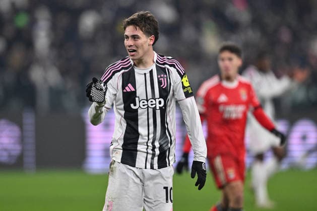CALCIO - UEFA Champions League - Juventus FC vs SL Benfica Kenan Yildiz of Juventus F.C. is in action during the UEFA Champions League phase day 7 football match between Juventus F.C. and S.L. Benfica at the Juventus Stadium on January 21, 2026 in Milan, Italy. Turin Italy  Copyright: xIPAxSport ABACAx