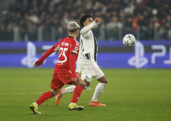 Weston McKennie of Juventus FC during the Uefa Champions League 2025 26 season football match between Juventus FC and SL Benfica on 21 January 2026 at Allianz Stadium, Turin, Italy. Photo Nderim KACELI  Copyright: xNderimxKaceli IPAxSportx xipa-agency.netx xx IPA_70393943 IPA_Agency_IPA70393943