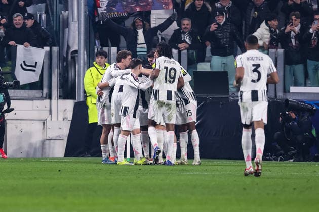 TURIN, ITALY - JANUARY 21: Weston McKennie of Juventus celebrates his goal during the UEFA Champions League 2025 26 League Phase MD7 match between Juventus and SL Benfica at Juventus Stadium on January 21, 2026 in Turin, Italy. Turin Juventus Stadium Italy Copyright: xJustPictures.ch LuigixRizzox jp-en-EuSpIm-AN0I2219-20251218