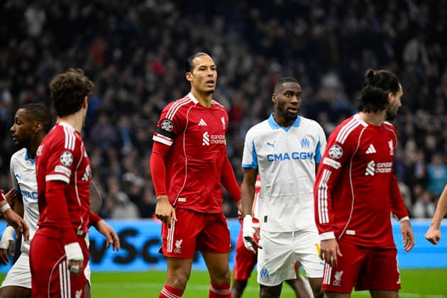 FOOTBALL : Olympique de Marseille VS Liverpool FC - UEFA Champions League - 21 01 2025 Virgil van Dijk (LFC) - UEFA Champions League match between Olympique de Marseille and Liverpool FC on January 21, 2026 at the Orange Velodrome Stadium in Marseille. MarseilleFrance  Copyright: xWilliamxCannarellax