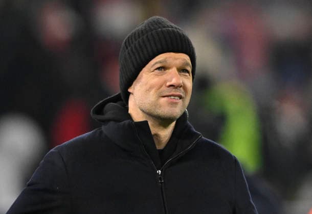 vor Spielbeginn: TV-Experte DAZN Michael Ballack Portrait Muetze FC Bayern Muenchen FCB vs R. Union Saint-Gilloise Spieltag 7 21.01.2026 DFL REGULATIONS PROHIBIT ANY USE OF PHOTOGRAPHS AS IMAGE SEQUENCES AND OR QUASI-VIDEO FC Bayern Muenchen FCB vs R. Union Saint-Gilloise