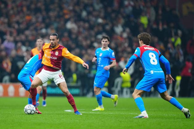 UEFA Champions League Galatasaray SK Vs Atletico de Madrid in Istanbul, Turkey - 21 Jan 2026 Leroy Aziz Sané of Galatasaray SK seen in action during the UEFA Champions League match between Galatasaray SK and Atletico de Madrid at Ali Sami Yen Sports Complex. Final score Galatasaray 1 : 1 Atletico de Madrid Istanbul Turkey Copyright: xGokhanxTanerx xSOPAxImagesx GTANER_SOPAImages_GSvATM_Champions-League_Istanbul_TUR_21012026_00022