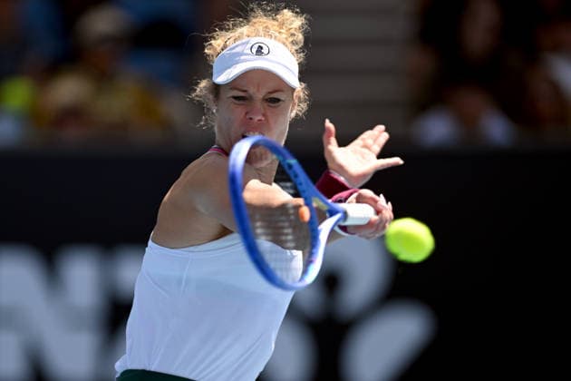 TENNIS AUSTRALIAN OPEN, Laura Siegemund of Germany in action during the Women™s 2nd round match against Maddison Inglis of Australia on day 5 of the 2026 Australian Open tennis tournament at Melbourne Park in Melbourne, Wednesday, January 22, 2026. ( NO ARCHIVING MELBOURNE VICTORIA AUSTRALIA  Copyright: xLUKASxCOCHx 20260122149416705873