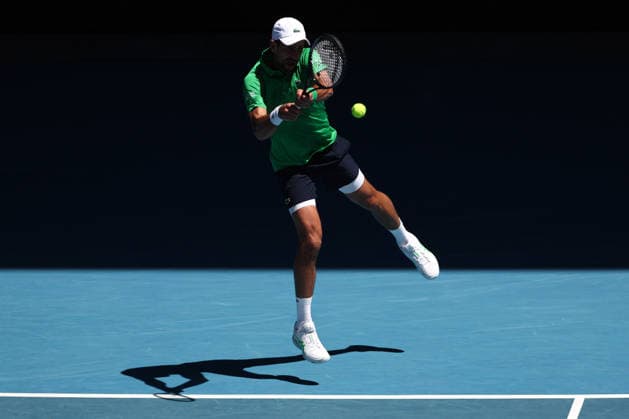 Novak Djokovic during his second round match Australian Open tennis tournament, Day Five, Melbourne Park, Australia - 22 Jan 2026Melbourne Melbourne Park Victoria (VIC) Australia  Copyright: xEllaxLing Shutterstockx 16371207n