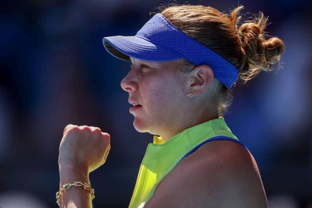 Amanda Anisimova during her second round match Australian Open tennis tournament, Day Five, Melbourne Park, Australia - 22 Jan 2026Melbourne Melbourne Park Victoria (VIC) Australia  Copyright: xEllaxLing Shutterstockx 16371207ar