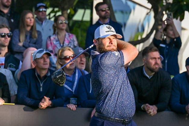 Hero Dubai Desert Classic 2026 in UAE DUBAI, UNITED ARAB EMIRATES - JANUARY 22: Tyrrell Hatton competes during the Hero Dubai Desert Classic 2026 at Emirates Golf Club in Dubai, United Arab Emirates on January 22, 2026. Waleed Zein Anadolu Dubai United Arab Emirates. Editorial use only. Please get in touch for any other usage.  Copyright: x2026xAnadoluxWaleedxZeinx