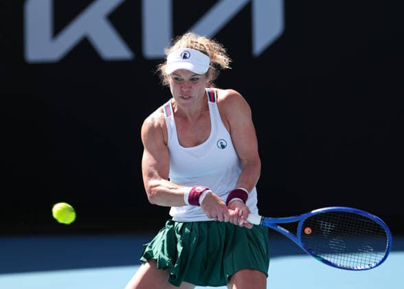 Laura Siegemund (GER), Australian Open 2026, Melbourne Park, Melbourne, Victoria, Australia. Copyright: xJuergenxHasenkopfx