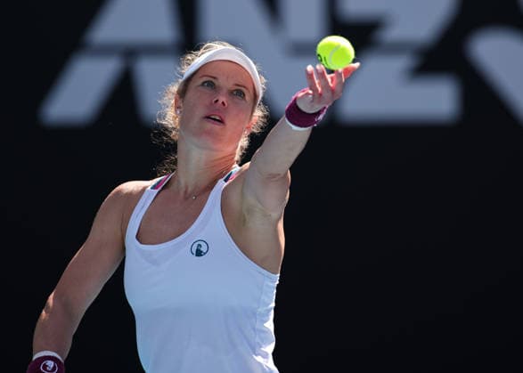 Laura Siegemund (GER), Australian Open 2026, Melbourne Park, Melbourne, Victoria, Australia. Copyright: xJuergenxHasenkopfx