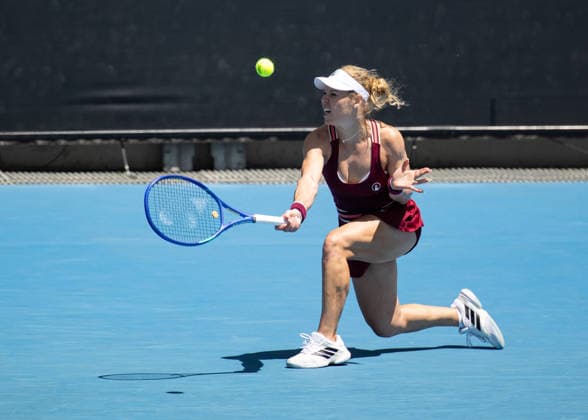 Laura Siegemund (GER), Australian Open 2026, Melbourne Park, Melbourne, Victoria, Australia. Copyright: xJuergenxHasenkopfx