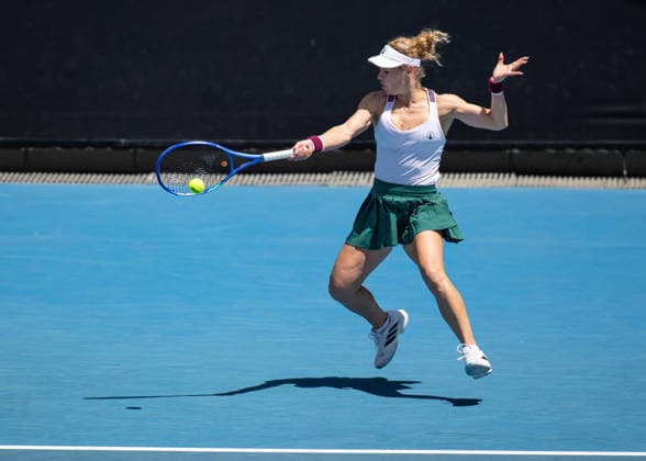 Laura Siegemund (GER), Australian Open 2026, Melbourne Park, Melbourne, Victoria, Australia. Copyright: xJuergenxHasenkopfx