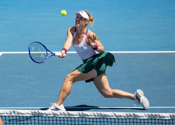 Laura Siegemund (GER), Australian Open 2026, Melbourne Park, Melbourne, Victoria, Australia. Copyright: xJuergenxHasenkopfx