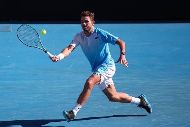 Stan Wawrinka (SUI), Australian Open 2026, Melbourne Park, Melbourne, Victoria, Australia. Copyright: xJuergenxHasenkopfx