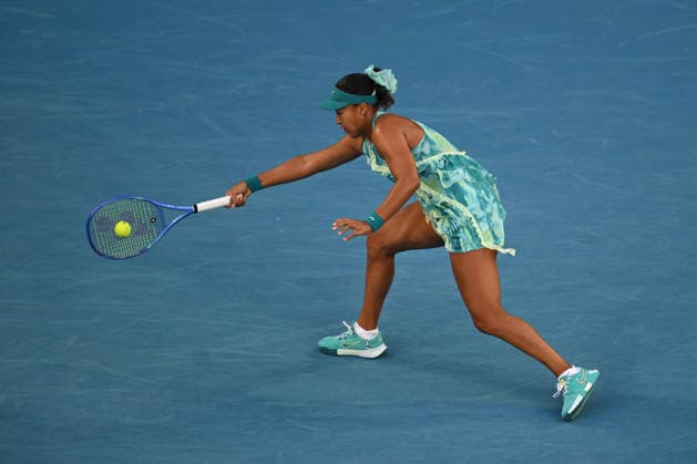 TENNIS AUSTRALIAN OPEN, Naomi Osaka of Japan in action during the Women™s 2nd round match against Sorana Cirstea of Romania on day 5 of the 2026 Australian Open tennis tournament at Melbourne Park in Melbourne, Wednesday, January 22, 2026. ( NO ARCHIVING MELBOURNE VICTORIA AUSTRALIA  Copyright: xLUKASxCOCHx 20260122190366827262