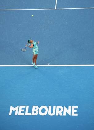 Naomi Osaka of Japan during her second round match Australian Open tennis tournament, Day Five, Melbourne Park, Australia - 22 Jan 2026Melbourne Melbourne Park Victoria (VIC) Australia  Copyright: xRachelxBach Shutterstockx 16371208ck