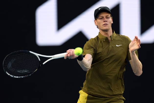 Jannik Sinner during his second round match Australian Open tennis tournament, Day Five, Melbourne Park, Australia - 22 Jan 2026Melbourne Melbourne Park Victoria (VIC) Australia  Copyright: xEllaxLing Shutterstockx 16371207cn