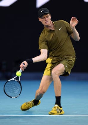Jannik Sinner during his second round match Australian Open tennis tournament, Day Five, Melbourne Park, Australia - 22 Jan 2026Melbourne Melbourne Park Victoria (VIC) Australia  Copyright: xEllaxLing Shutterstockx 16371207cm