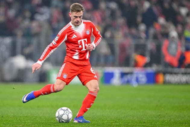 Joshua Kimmich (FC Bayern München) controls the Ball during the UEFA Champions League 2025 26 League Phase MD7 match between FC Bayern München and R. Union Saint-Gilloise at Football Arena Munich on January 21, 2026 in Munich, Germany. (Photo by Harry Langer DeFodi Images) -