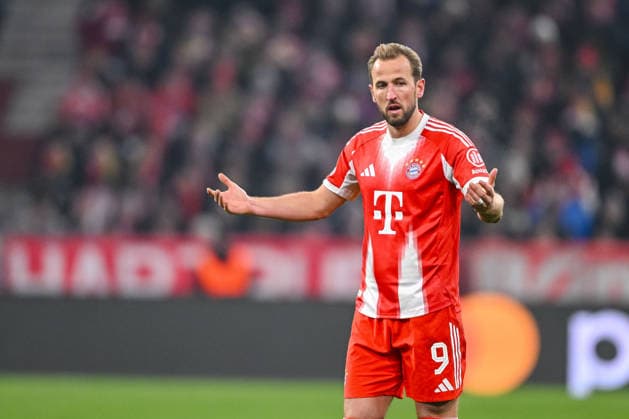 Harry Kane (FC Bayern München) gestures during the UEFA Champions League 2025 26 League Phase MD7 match between FC Bayern München and R. Union Saint-Gilloise at Football Arena Munich on January 21, 2026 in Munich, Germany. (Photo by Harry Langer DeFodi Images) -