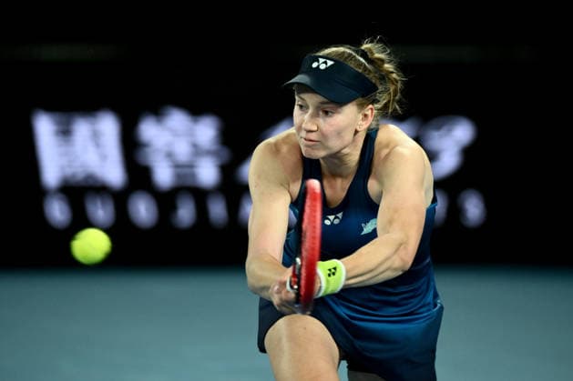 TENNIS AUSTRALIAN OPEN, Elena Rybakina of Kazakhstan in action during her Women™s 2nd round match against Varvara Gracheva of France on day 5 of the 2026 Australian Open tennis tournament at Melbourne Park in Melbourne, Wednesday, January 22, 2026. ( NO ARCHIVING MELBOURNE VICTORIA AUSTRALIA  Copyright: xJOELxCARRETTx 20260122174143252281