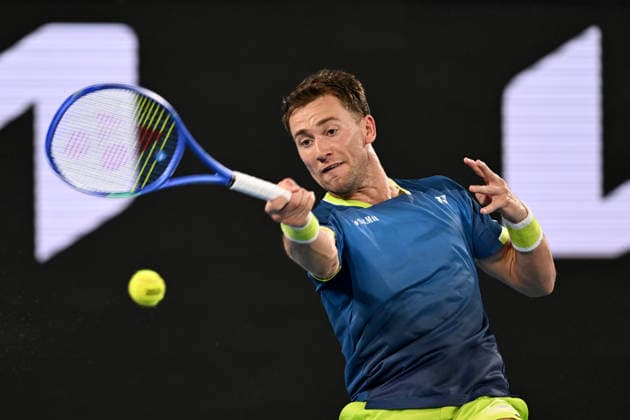 TENNIS AUSTRALIAN OPEN, Casper Ruud of Norway during the Men™s 2nd round match against Jaume Munar of Spain on day 5 of the 2026 Australian Open tennis tournament at Melbourne Park in Melbourne, Wednesday, January 22, 2026. ( NO ARCHIVING MELBOURNE VICTORIA AUSTRALIA  Copyright: xLUKASxCOCHx 20260122187973465488