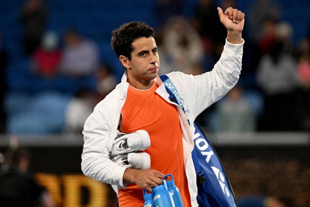 TENNIS AUSTRALIAN OPEN, Jaume Munar of Spain following his loss to Casper Ruud of Norway during the Men™s 2nd round match on day 5 of the 2026 Australian Open tennis tournament at Melbourne Park in Melbourne, Wednesday, January 22, 2026. ( NO ARCHIVING MELBOURNE VICTORIA AUSTRALIA  Copyright: xLUKASxCOCHx 20260123174856158437