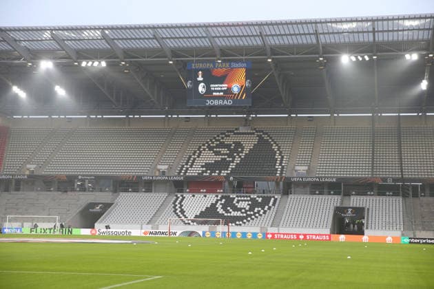 22.01.2026, xrekx, Fussball UEFA Europa League, SC Freiburg - Maccabi Tel Aviv v.l. Symbolfoto, Symbolbild, Symbol Stadion, symbolic photo, symbolic image, symbolic stadium (DFL DFB REGULATIONS PROHIBIT ANY USE OF PHOTOGRAPHS as IMAGE SEQUENCES and or QUASI-VIDEO) Freiburg