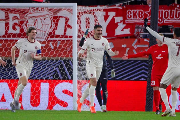 UEFA Europa League SK Brann FC Midtjylland Bergen 20260122 FC Midtjylland Martin Erlic scores in the UEFA Europa Leauge match between SK Brann and FC Midtjylland at Brann Stadium Photo Paul S Amundsen NTB Bergen Norway EDITORIAL USE ONLY RESTRICTED USE FOR BETTING COMPANIES  Copyright: xPaulxS.xAmundsenx xNTBx
