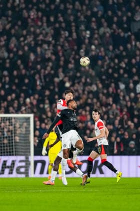 UEFA Europa League: Feyenoord v SK Sturm Graz Rotterdam - Tsuyoshi Watanabe of Feyenoord during the seventh match of the UEFA Europa League 2025 2026. The match is set between Feyenoord and SK Sturm Graz at Stadion Feijenoord De Kuip on 22 January 2026 in Rotterdam, The Netherlands. Copyright: xTomxBodex