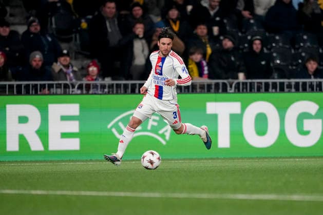 Schweiz: UEFA Europa League 2025 26, BSC Young Boys vs Olympique Lyonnais - Stadion Wankdorf, Bern: Nicolas Tagliafico (3 Lyon) in Aktion Bern Stadion Wankdorf Bern Schweiz Copyright: xKjetilxWaberx