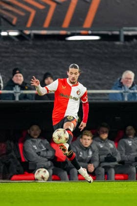 UEFA Europa League: Feyenoord v SK Sturm Graz Rotterdam - Annis Hadj Moussa of Feyenoord during the seventh match of the UEFA Europa League 2025 2026. The match is set between Feyenoord and SK Sturm Graz at Stadion Feijenoord De Kuip on 22 January 2026 in Rotterdam, The Netherlands. Copyright: xYannickxVerhoevenx