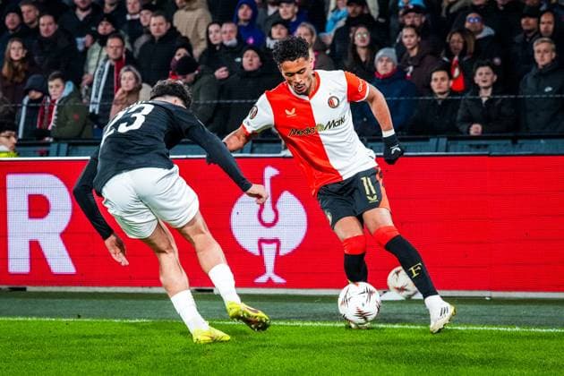 ROTTERDAM , 22-01-2026 , Stadium Feijenoord de Kuip , season 2025 2026 , UEFA Europa League football , match between Feyenoord - Sturm Graz , Feyenoord player Goncalo Albuquerque Borges Feyenoord - Sturm Graz  x200999253x Copyright: