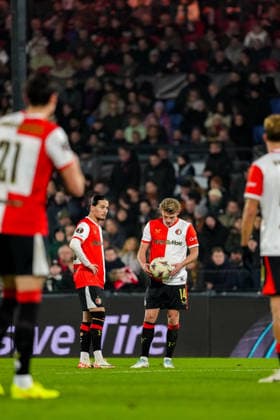 UEFA Europa League: Feyenoord v SK Sturm Graz Rotterdam - Sem Steijn of Feyenoord during the seventh match of the UEFA Europa League 2025 2026. The match is set between Feyenoord and SK Sturm Graz at Stadion Feijenoord De Kuip on 22 January 2026 in Rotterdam, The Netherlands. Copyright: xTomxBodex