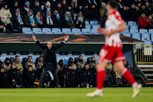 260122 Head coach Miguel Angel Ramirez of Malmö FF during the UEFA Europa League football match between Malmö FF and Crvena Zvezda on January 22, 2026 in Malmö. Photo: Petter Arvidson BILDBYRAN kod PA PA1132 fotboll football soccer fotball uefa europa league europa league malmö ff crvena zvezda bbeng röda stjärnan Copyright: PETTERxARVIDSON BB260122PA117