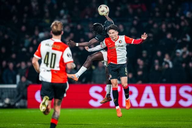 ROTTERDAM , 22-01-2026 , Stadium Feijenoord de Kuip , season 2025 2026 , UEFA Europa League football , match between Feyenoord - Sturm Graz , Feyenoord player Tsuyoshi Watanabe Feyenoord - Sturm Graz  x200999582x Copyright: