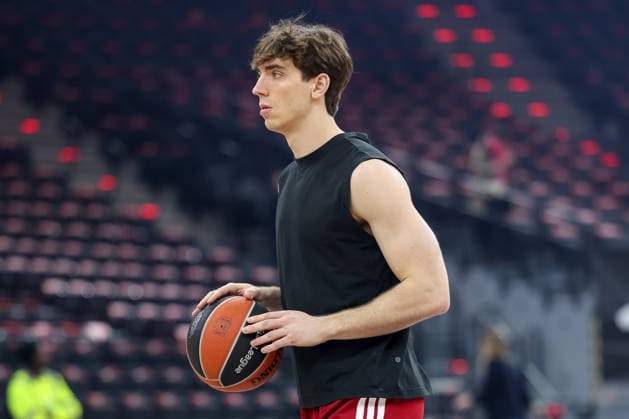 Justinian Jessup (FC Bayern Basketball, 10) beim Aufwaermen vor dem Spiel, GER, FC Bayern Basketball vs. Valencia Basket, Basketball, Euroleague, 24. Spieltag, Saison 2025 2026, 22.01.2026, GER, FC Bayern Basketball vs. Valencia Basket, Basketball, Euroleague, 24. Spieltag, Saison 2025 2026, 22.01.2026 Muenchen Copyright: xEibner-Pressefoto JennixMaulx EP_JML